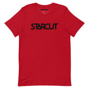 Starcut Unisex Black Logo T Shirt Red